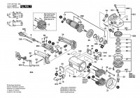 Bosch 0 601 357 065 GWS 20-230 Angle Grinder 220 V / 034 - FI Spare Parts
